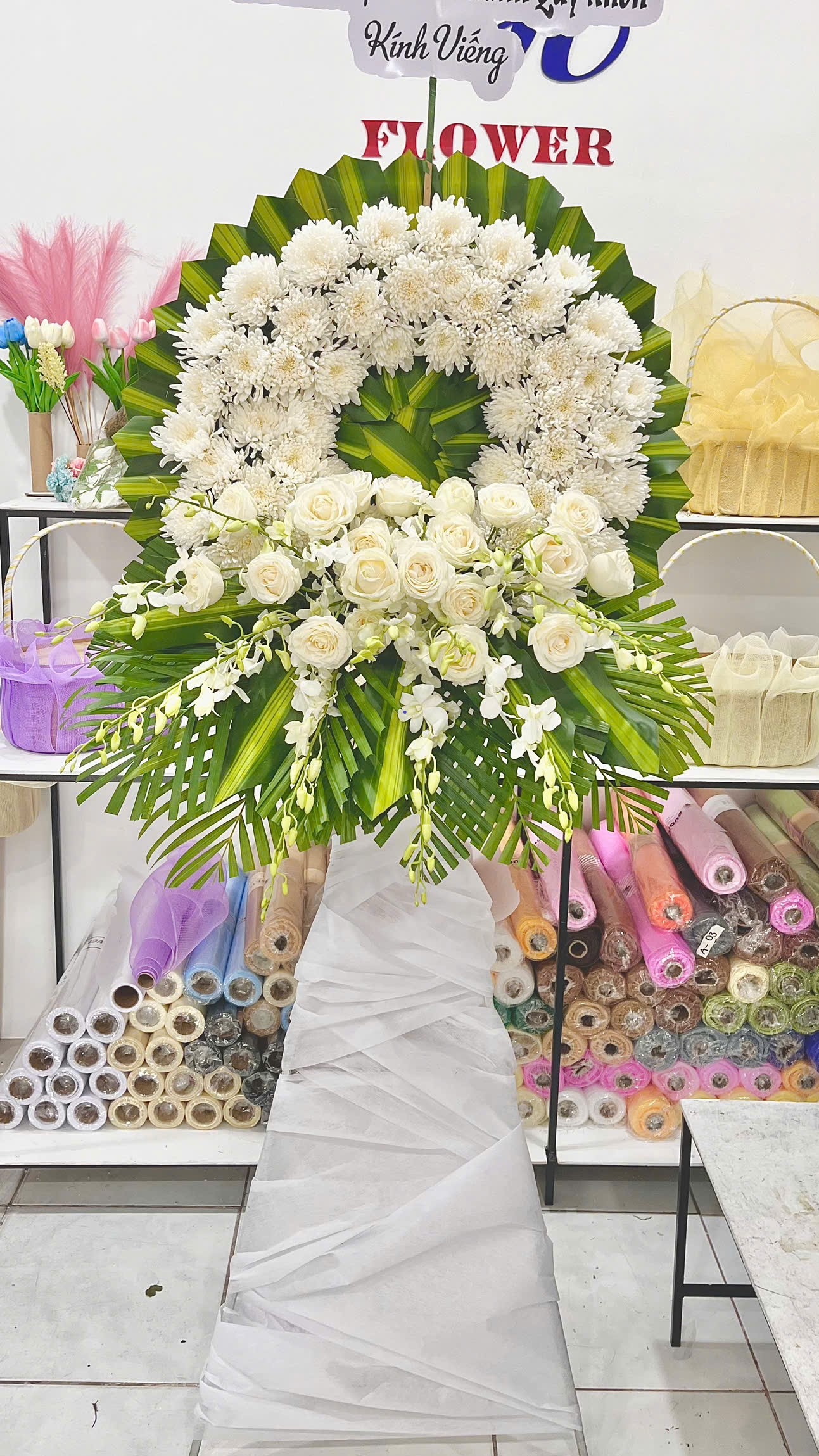 Hoa chia buồn, hoa viếng đám tang