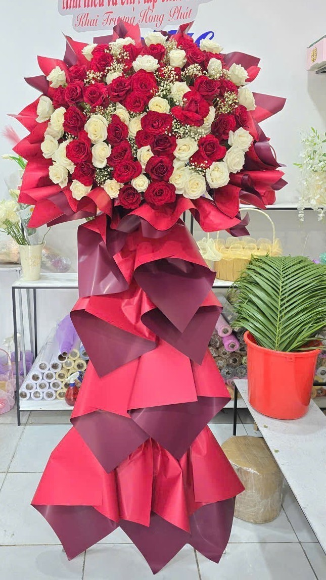 Kệ hoa chúc mừng, kệ hoa khai trương hồng phát