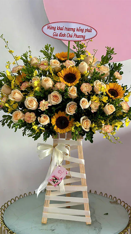 Lẵng mừng khai trương