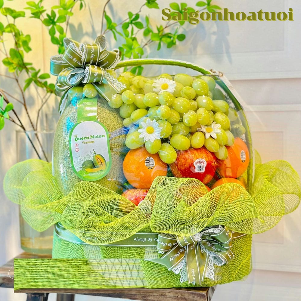 Giỏ trái cây mừng sinh nhật, mừng khai trương